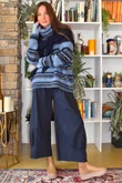 Braemar Stripey Knit Blues